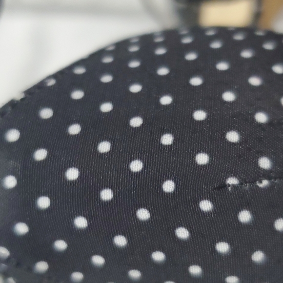 Isaac Mizrahi highline united cork wedge strappy peep toe polka-dot sandals - Picture 7 of 7